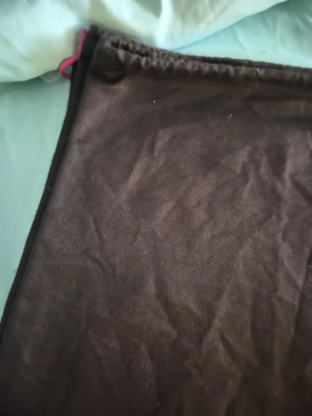 Authentic Kate Spade New York Brown Fabric Dust Bag with Quote – XL (27